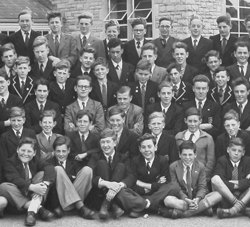 Penarth Grammar School - 1954. David is 4th row back, 2nd from right