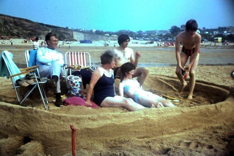 Bines & Balston Sand Castle - August 1972