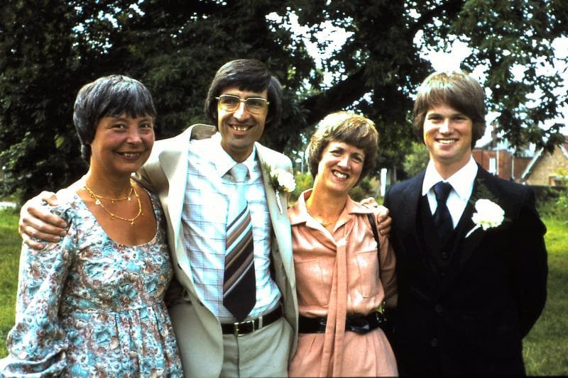 Lorna, David, Heather & Phil - June 1979