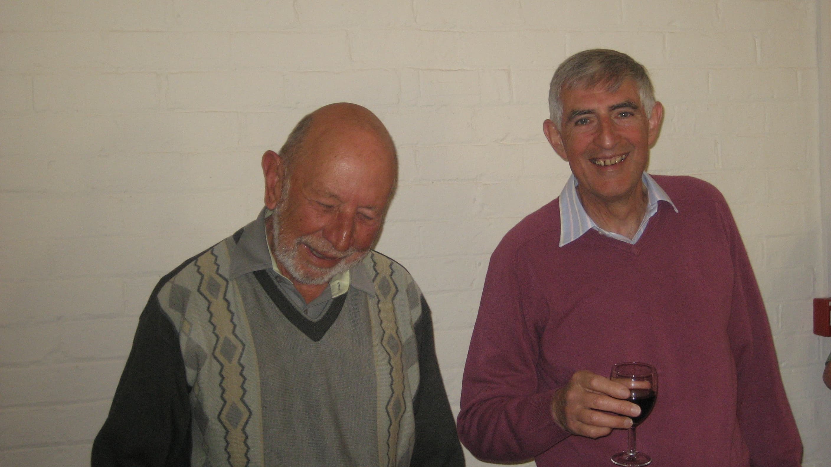 David and Alan Eyres at Stratford sub Castle Guild Party - 2011