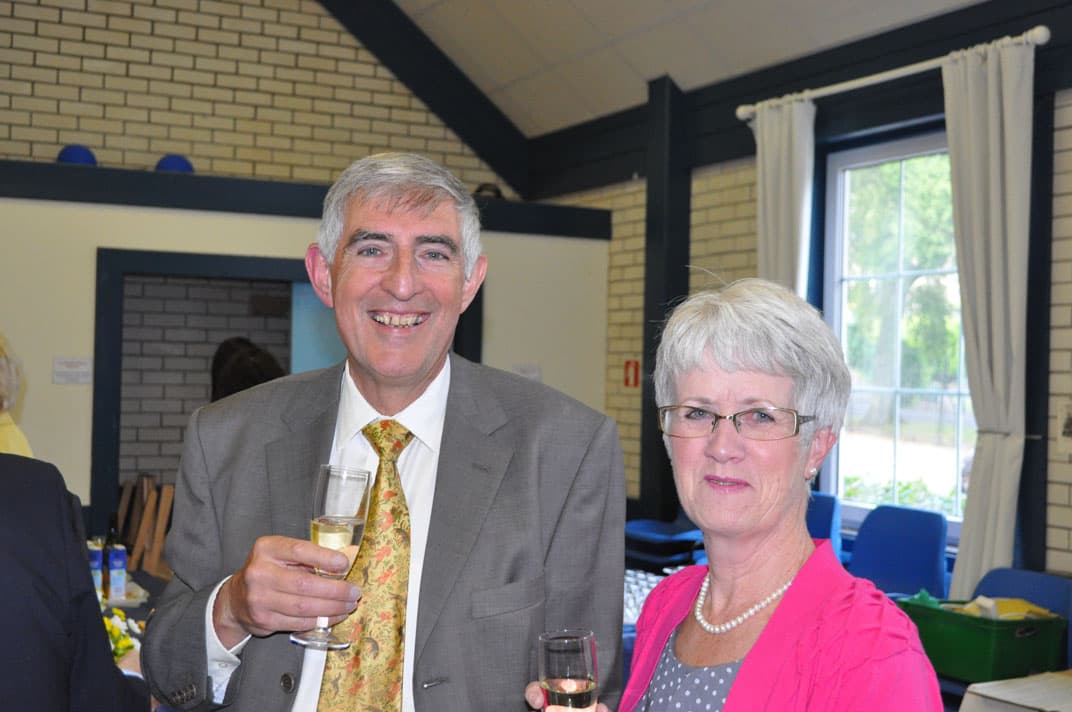 David and Heather, Penarth Grammar School reunion - 2011