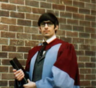 David Balston at Southampton University as a student