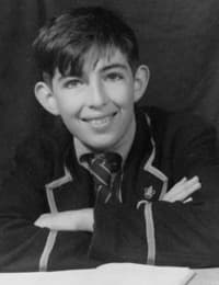 David Balston in school uniform